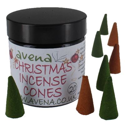Christmas Avena Large Incense Cones 20